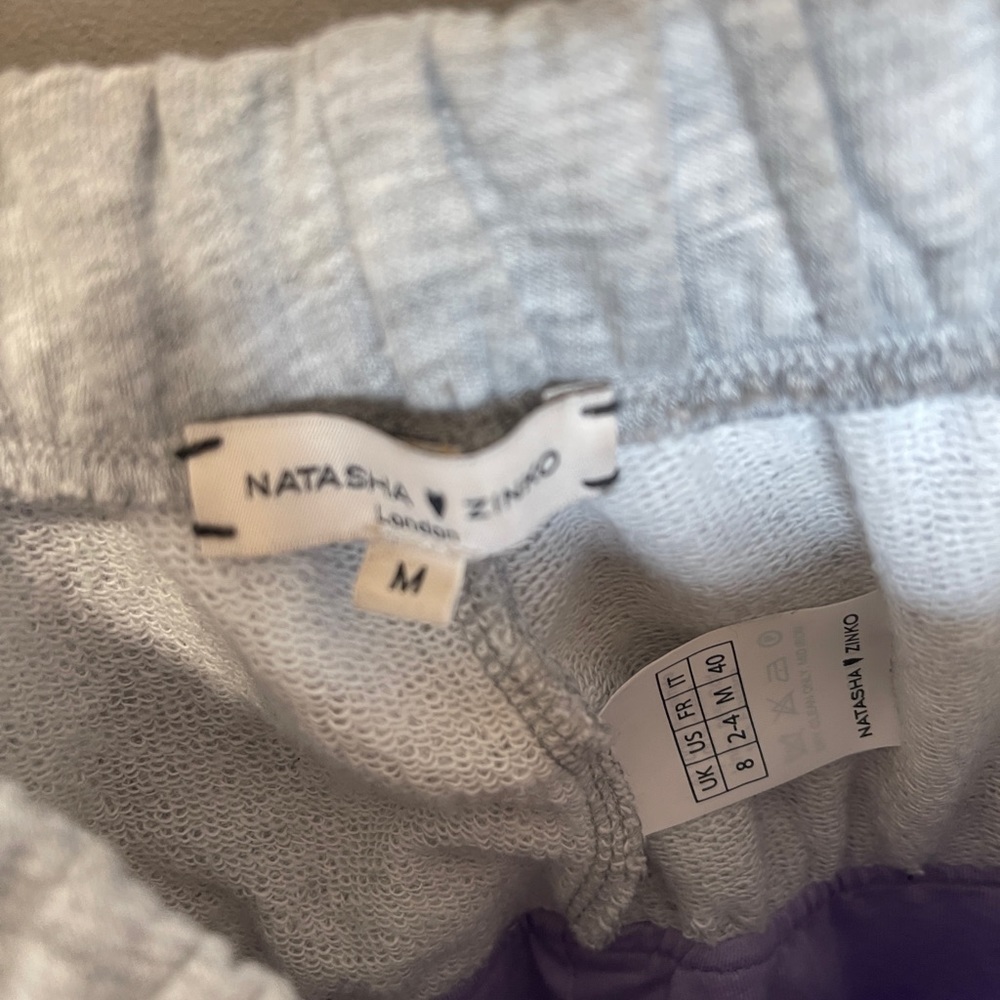 Natasha Zinko Purple Lilac Sweatpants Medium - Picture 8 of 10
